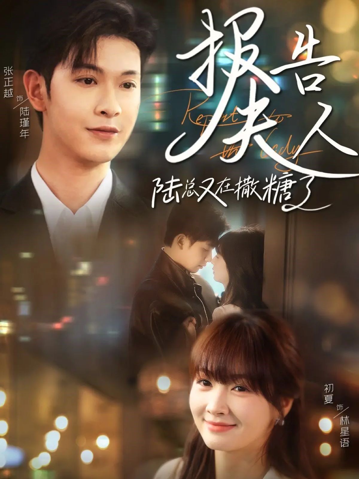 报告夫人陆总又在撒糖了